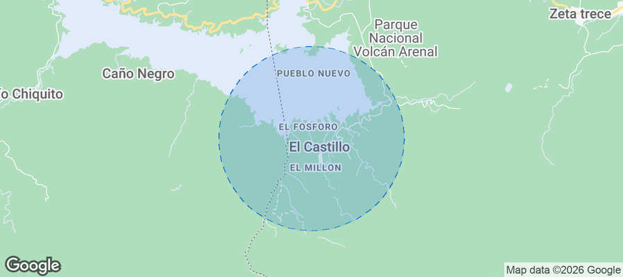 El Castillo Airbnb map